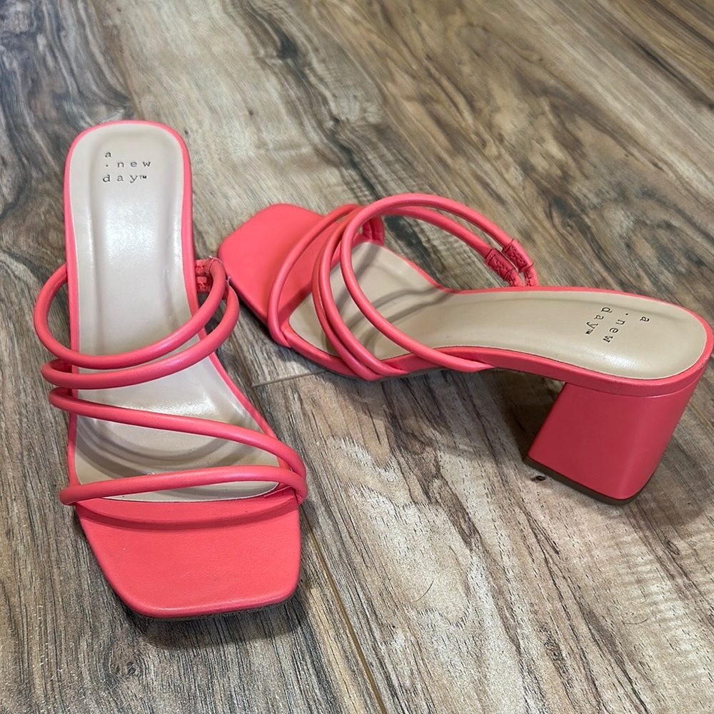 A New Day Women's Coral Heeled Sandals